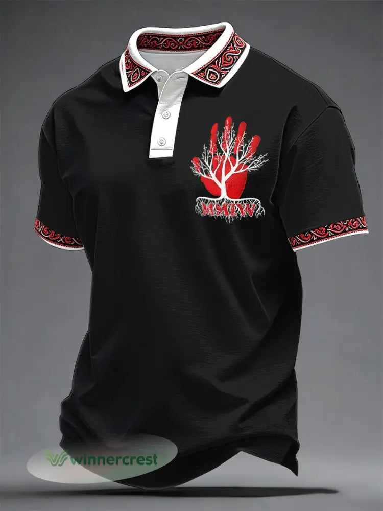 MMIW Unisex Casual T-shirt - Black / S