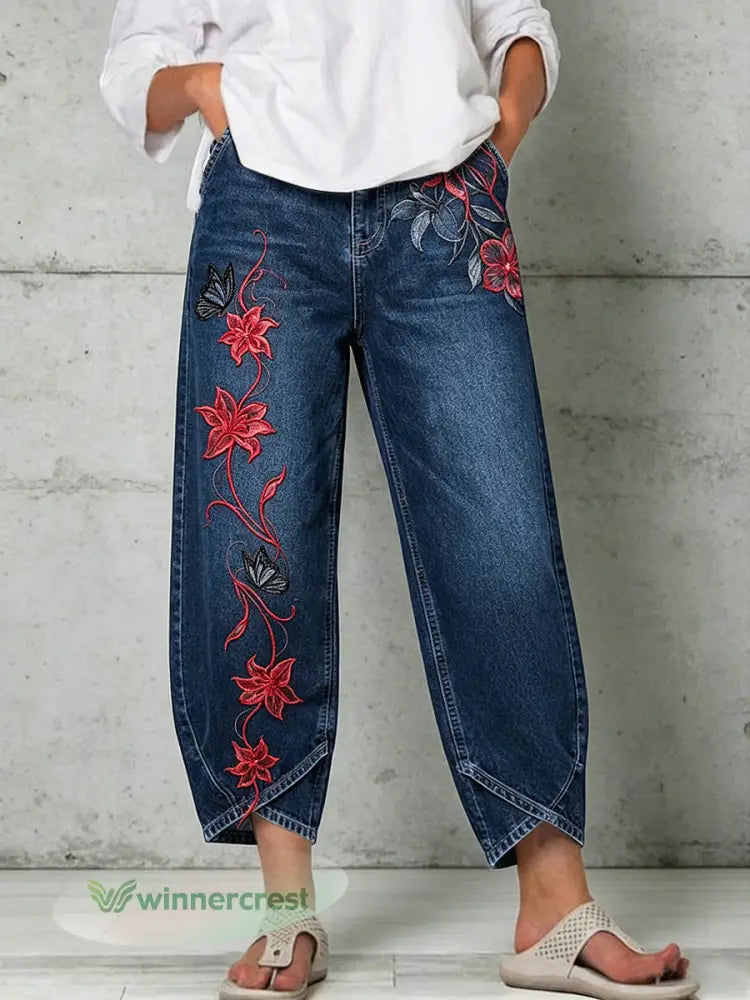 Women’s Animal Art Print Trousers