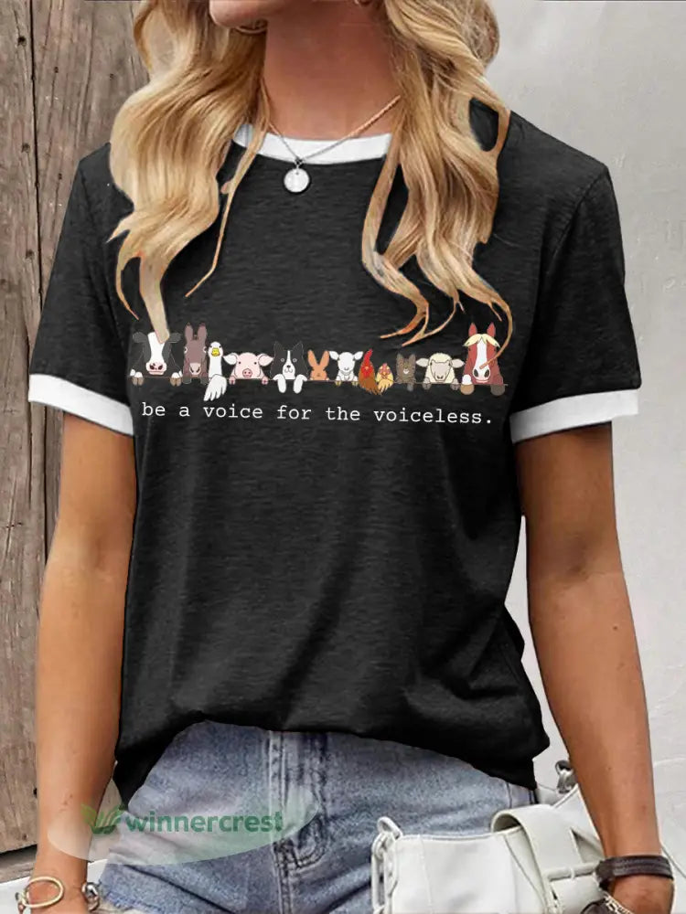 Women’s Animal Lovers T-shirt - Black / S